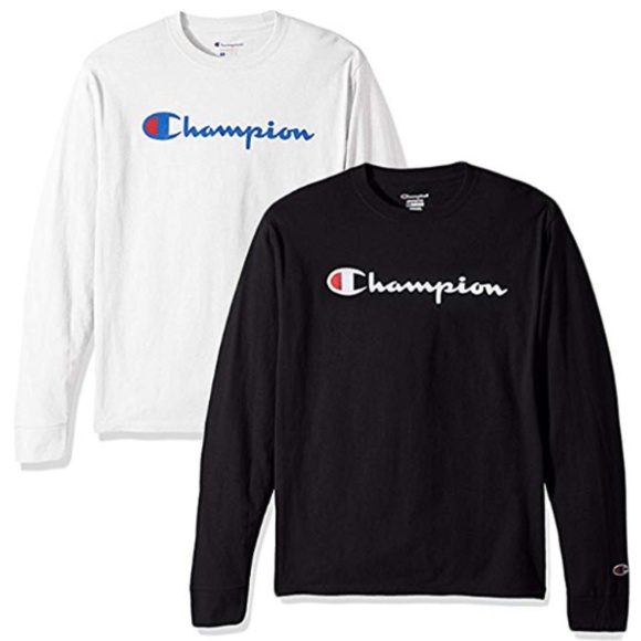 Champion Men's Jersey Script Tee -3 Piece Bundle - Picture 1 of 4